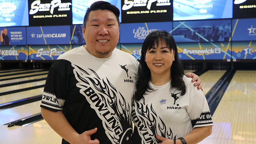 James Bayarsaikhan and Punsal Grish at the 2024 USBC Open Championships